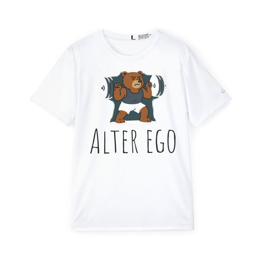 Men's Sports Jersey with Motivational Bear Design, Athletic Wear, Fitness Top, Gym Shirt, Workout Apparel, Gift for Athletes