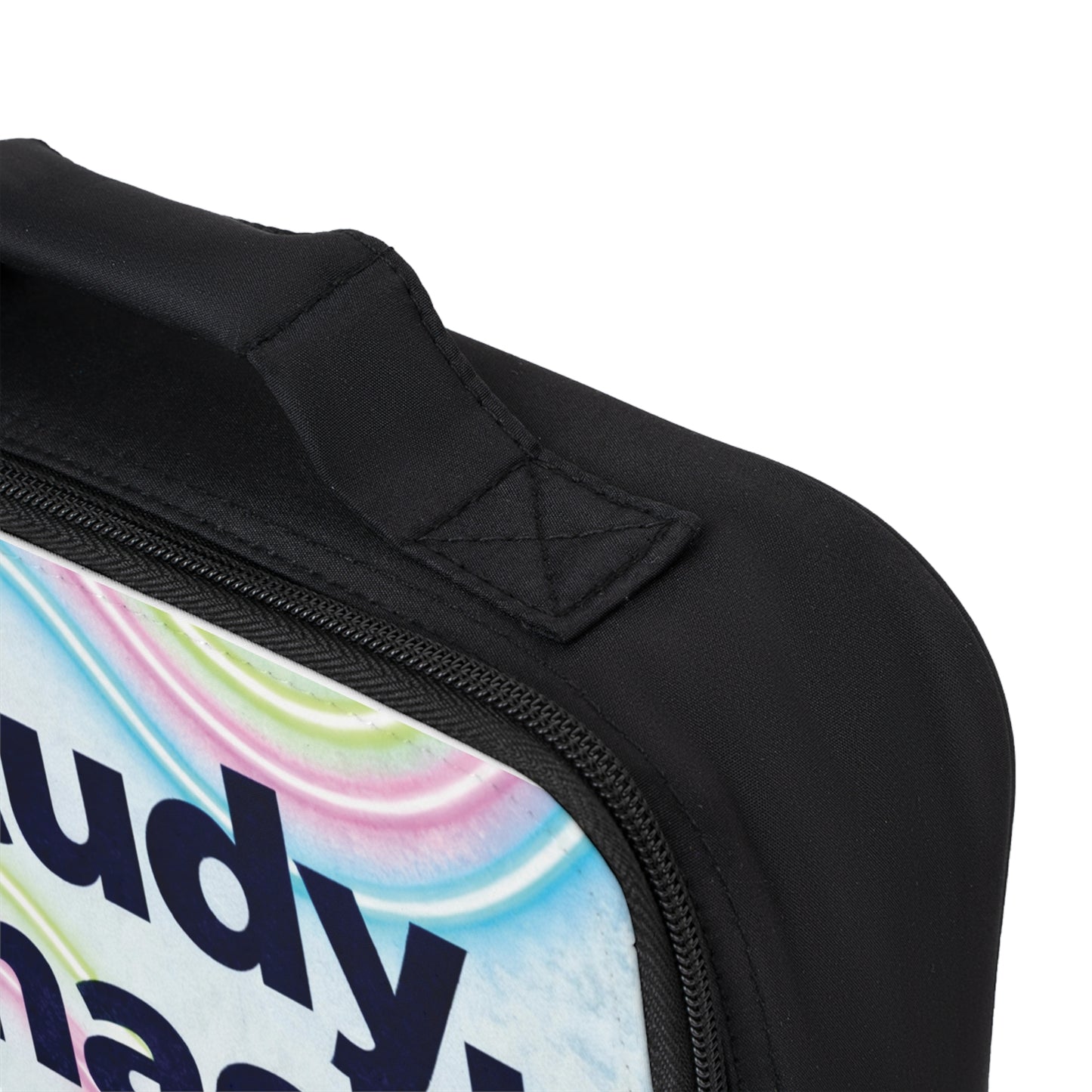 Colorful Lunch Bag - Study, Snack, Repeat | Back to School, Kids, Teens, Snacks, Eco-Friendly