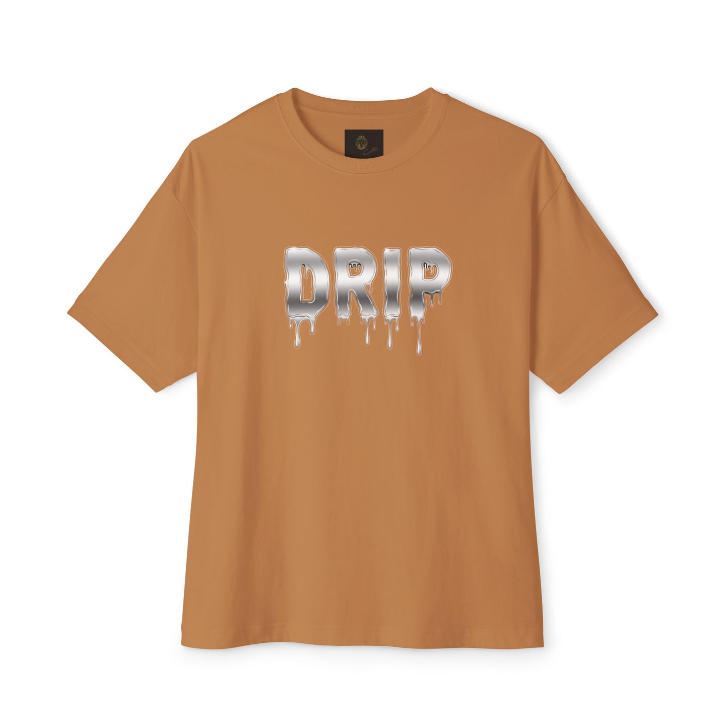 Oversized 'DRIP' Boxy T-Shirt: Modern Slang, Unisex Cotton