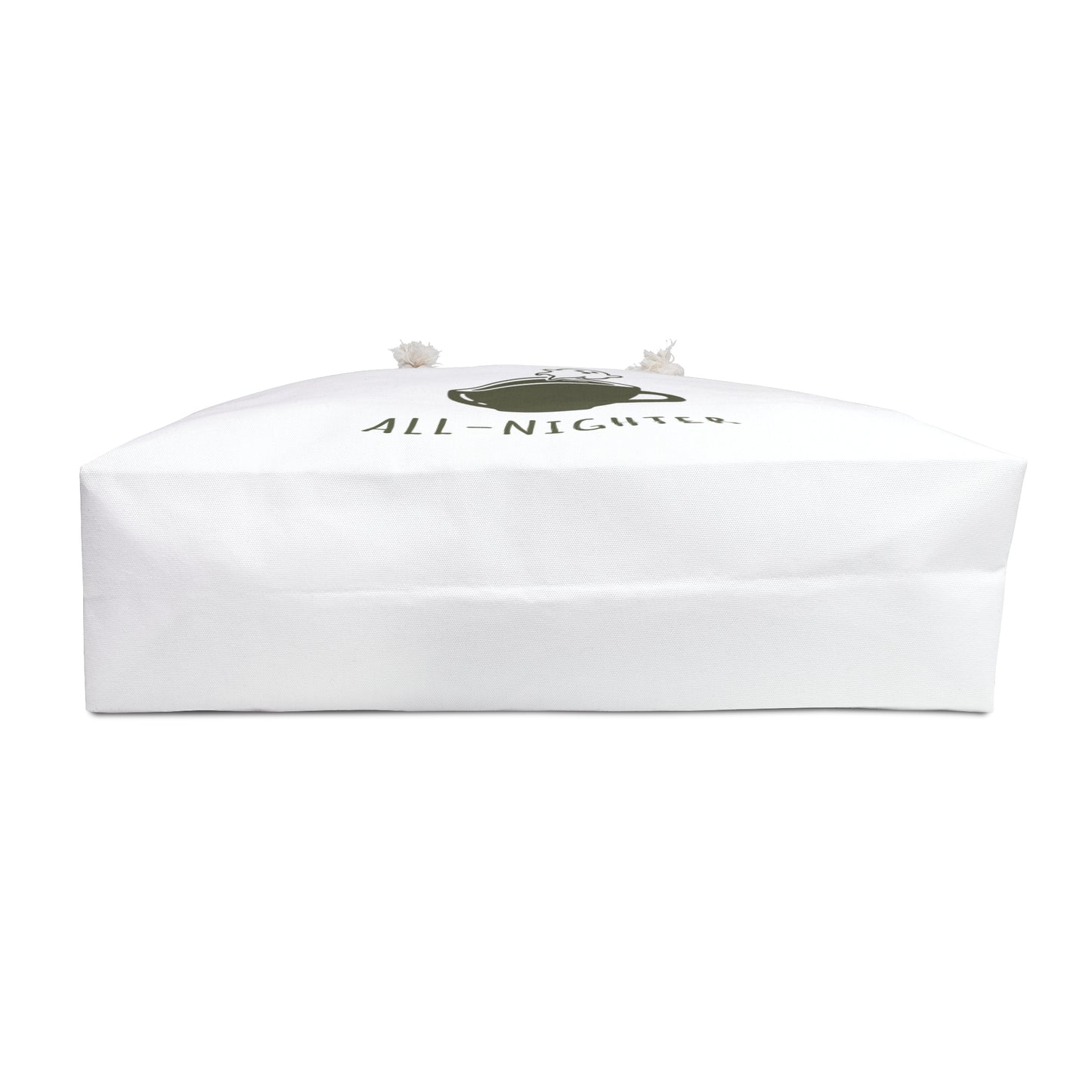 All-Nighter Weekender Bag, Travel Tote, Coffee Lover Gift, Ghost Design, Weekend Getaway Bag, Perfect for Halloween
