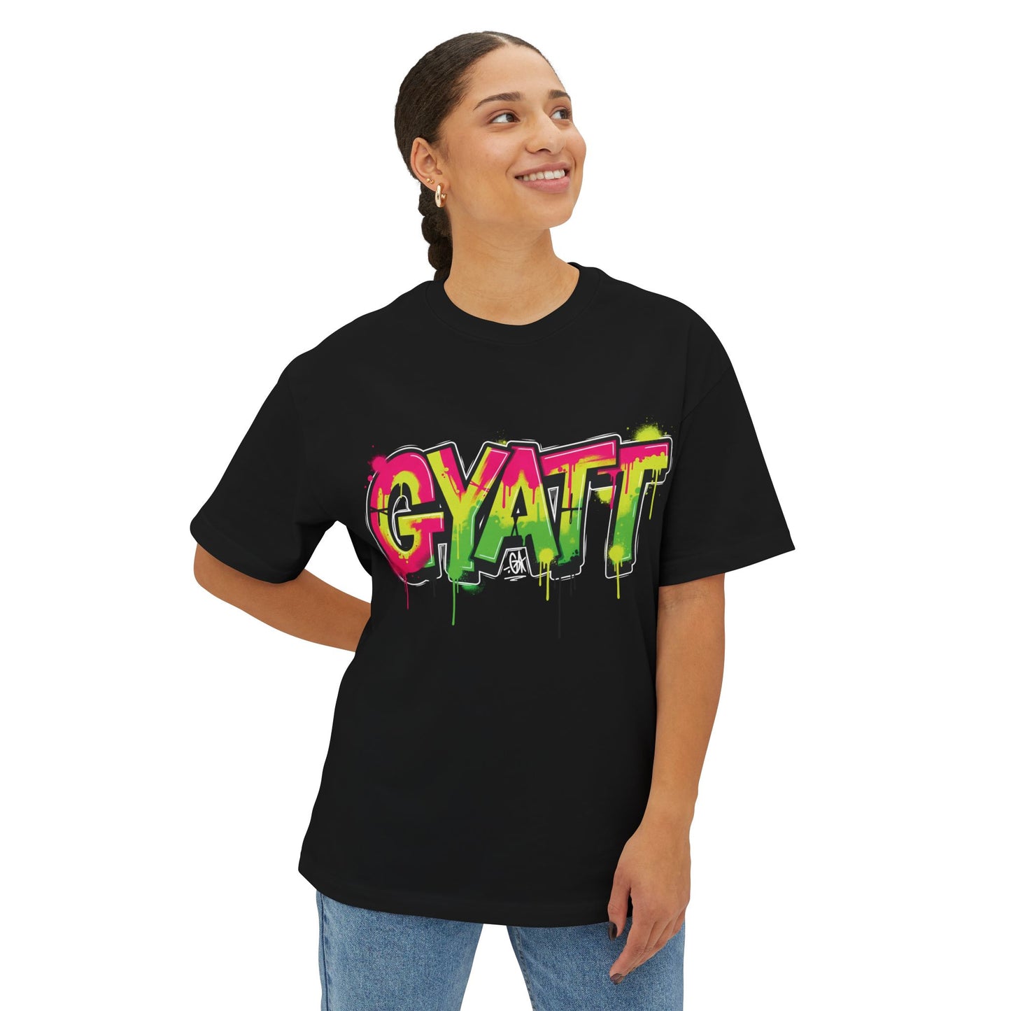 Vibrant Unisex Oversized Tee - Perfect for Festivals, Everyday Wear, Casual Outings, Streetwear Style, Gift for Friends