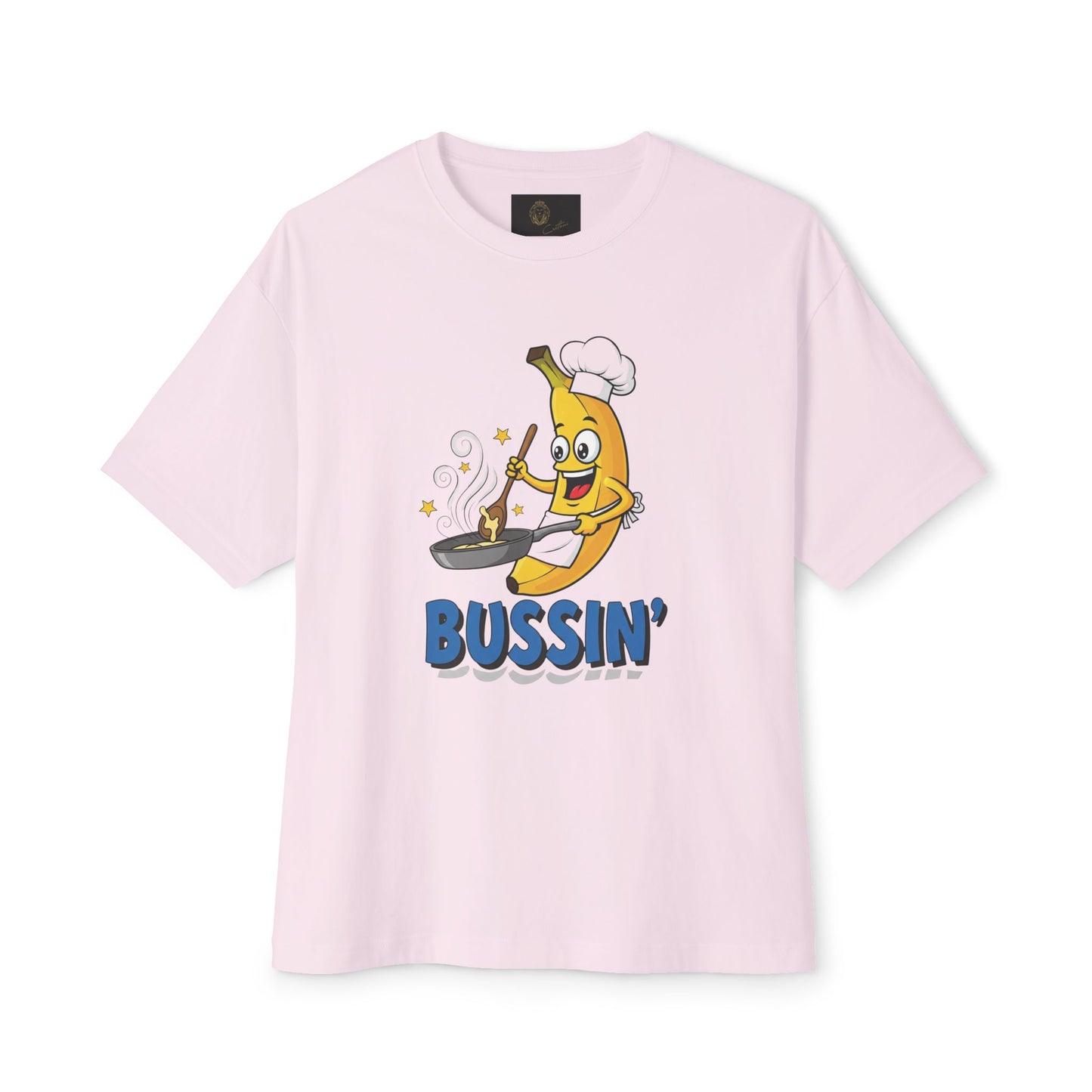 Bussin' Banana Oversized Tee, Funny Foodie Shirt, Unisex Graphic Tee, Casual Summer Wear, Gift for Chefs, Food Lovers