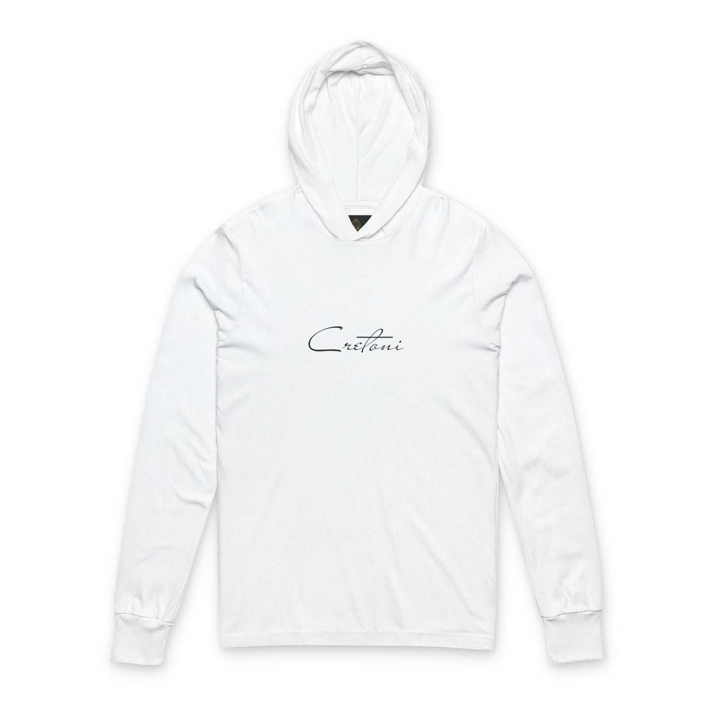 Casual Unisex Hooded Long Sleeve Tee, Comfortable Layering Shirt, Perfect for Everyday Wear, Gift for Friends, Cool Minimalist Design