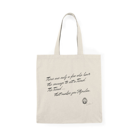 Natural Tote Bag With Inspirational Quote, Eco-Friendly Shopping Bag, Gift for Nature Lovers, Everyday Carry All, Sustainable Fashion