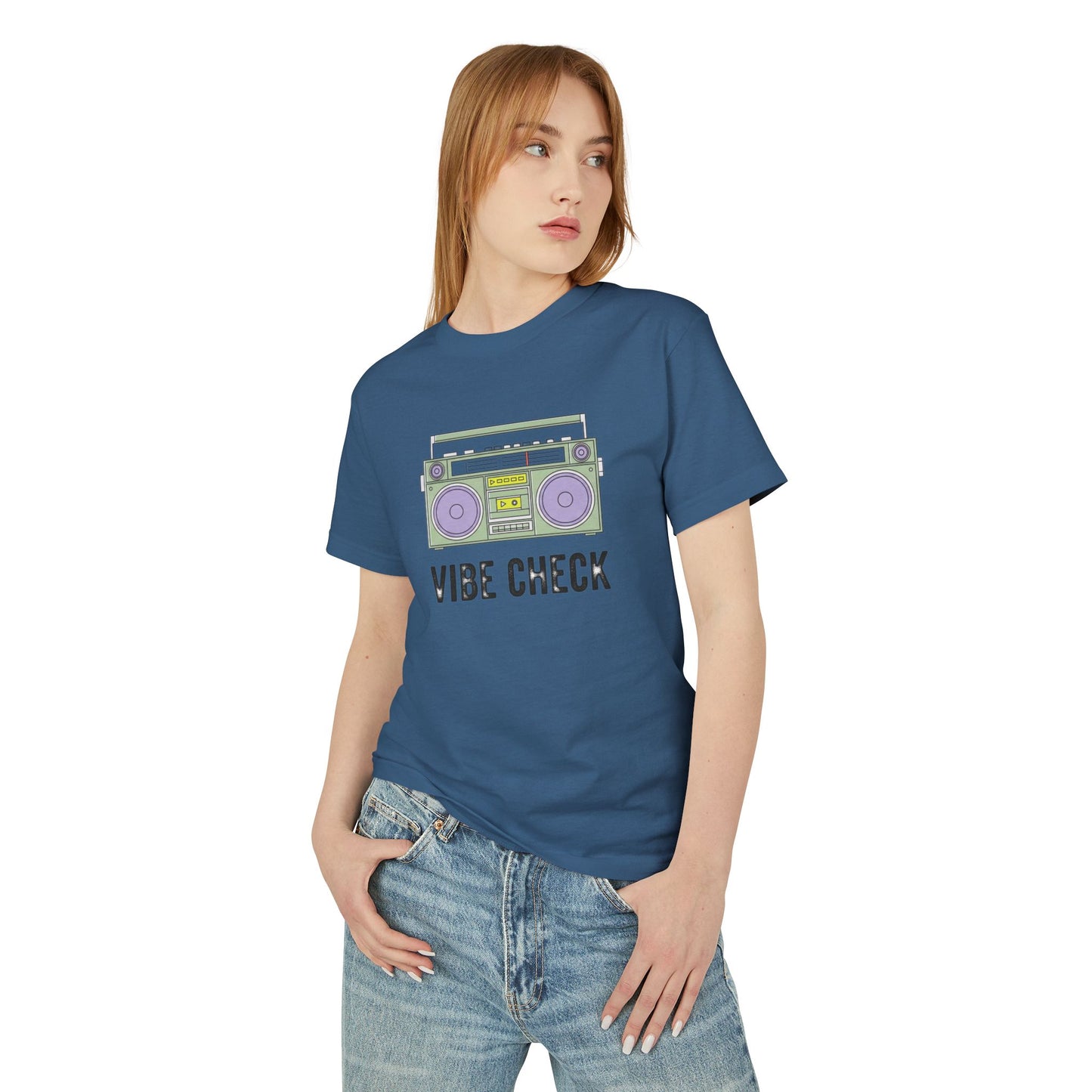 Vibe Check Tee, Unisex Cotton T-Shirt, Casual Streetwear, Gift for Music Lovers, Trendy Graphic Tee, Perfect for Parties