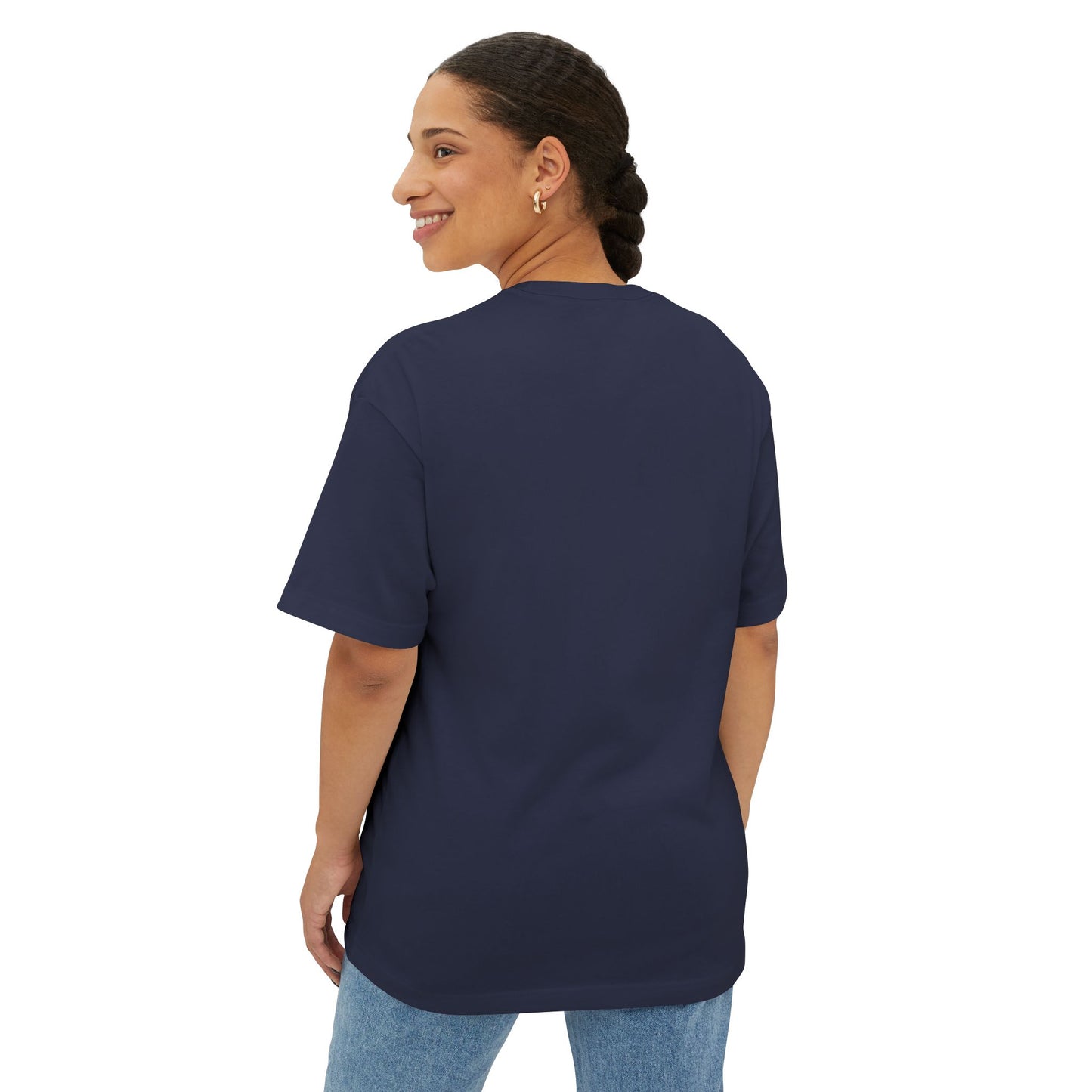 Premium Collection - Robot Kid back to School - Unisex Oversized Box Tee