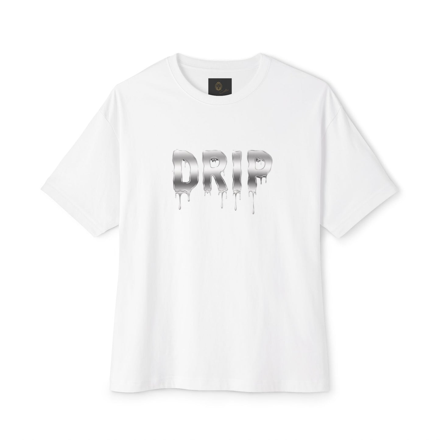 Oversized 'DRIP' Boxy T-Shirt: Modern Slang, Unisex Cotton
