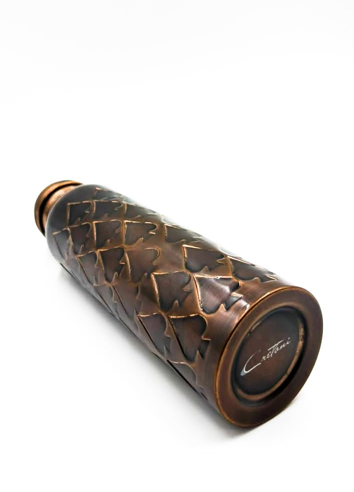 CRETONI Copperlin Pure Copper Water Bottle : Antique Spade Style