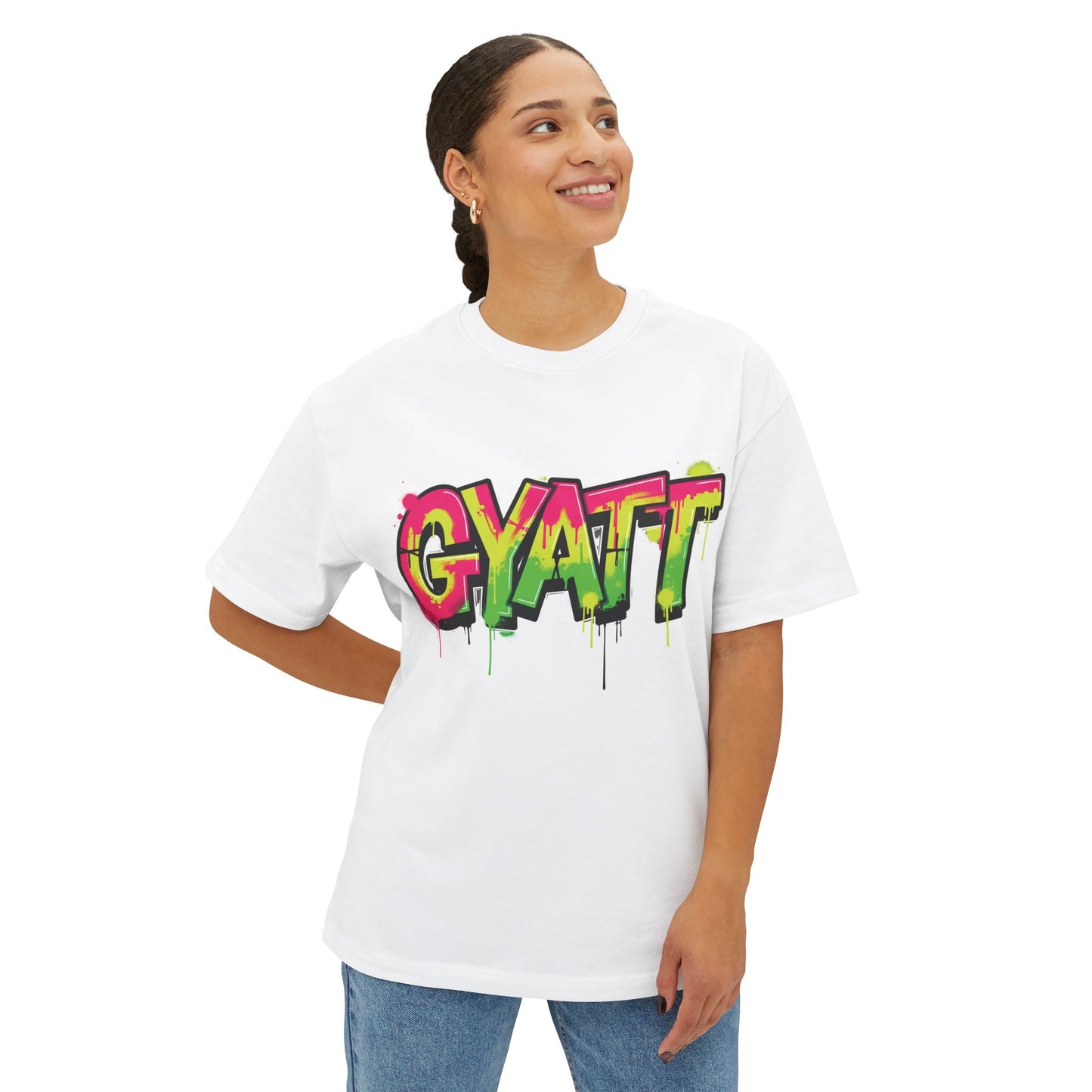 Vibrant Unisex Oversized Tee - Perfect for Festivals, Everyday Wear, Casual Outings, Streetwear Style, Gift for Friends
