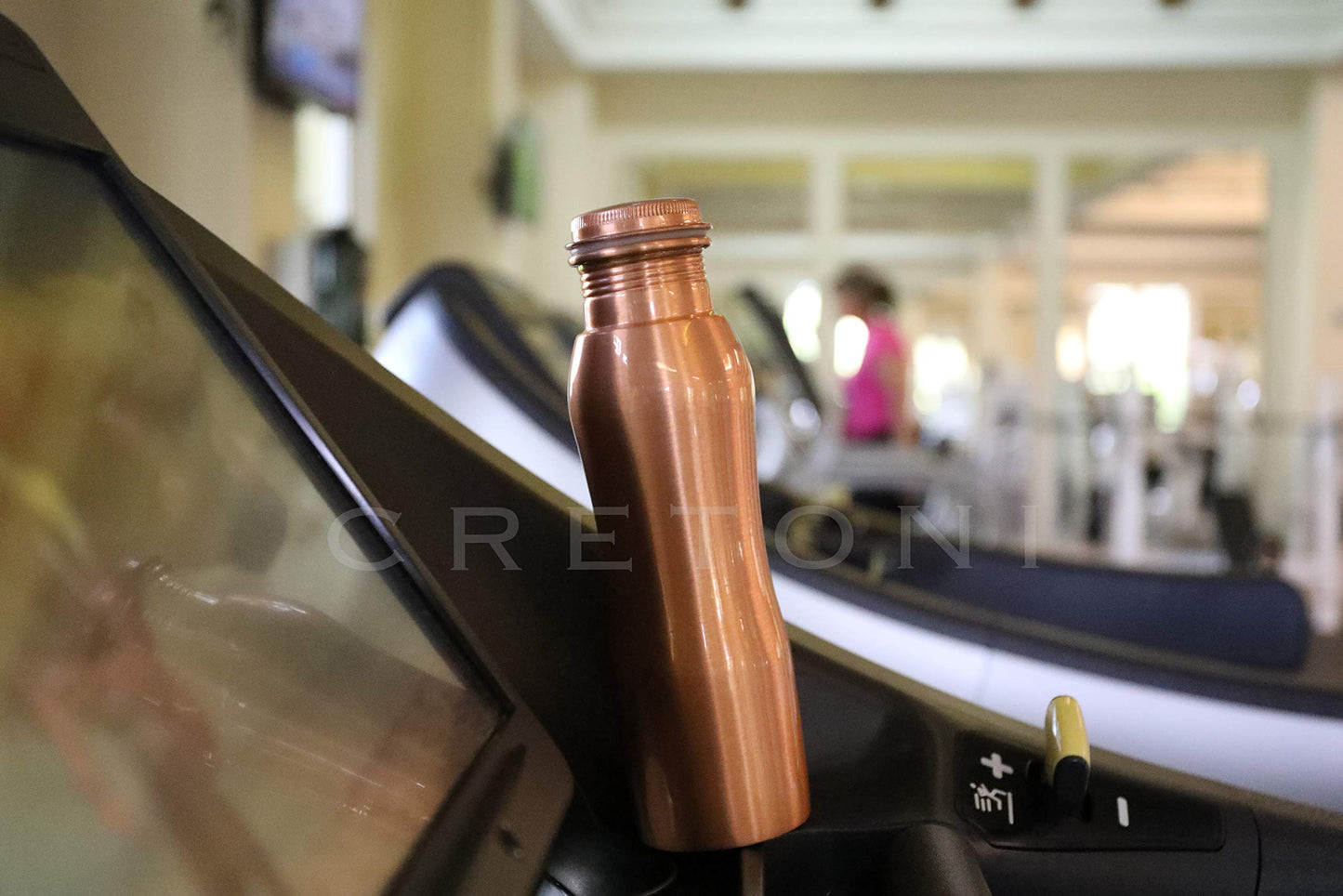 CRETONI Copperlin Pure Copper Water Bottle : Original Curved Style