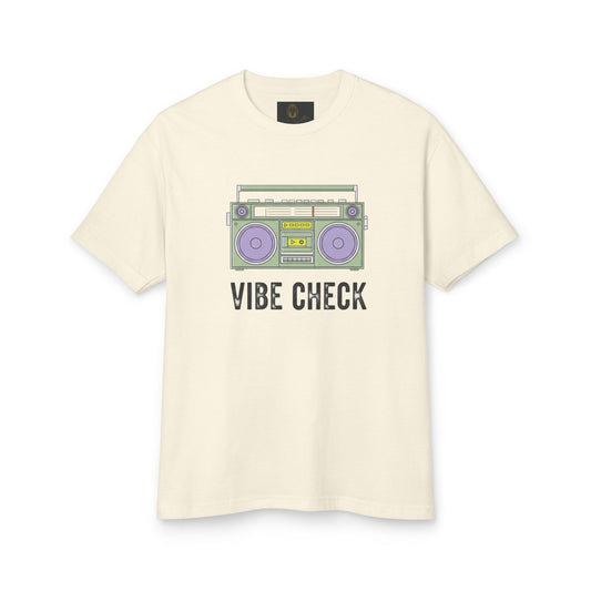 Vibe Check Tee, Unisex Cotton T-Shirt, Casual Streetwear, Gift for Music Lovers, Trendy Graphic Tee, Perfect for Parties