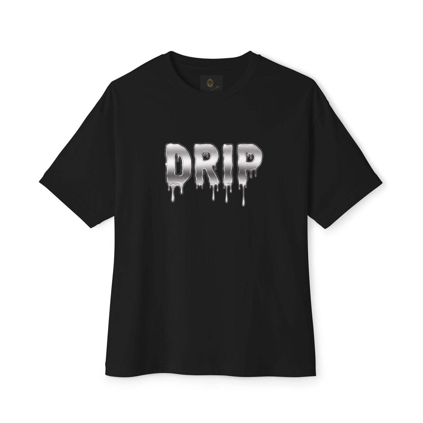 Oversized 'DRIP' Boxy T-Shirt: Modern Slang, Unisex Cotton