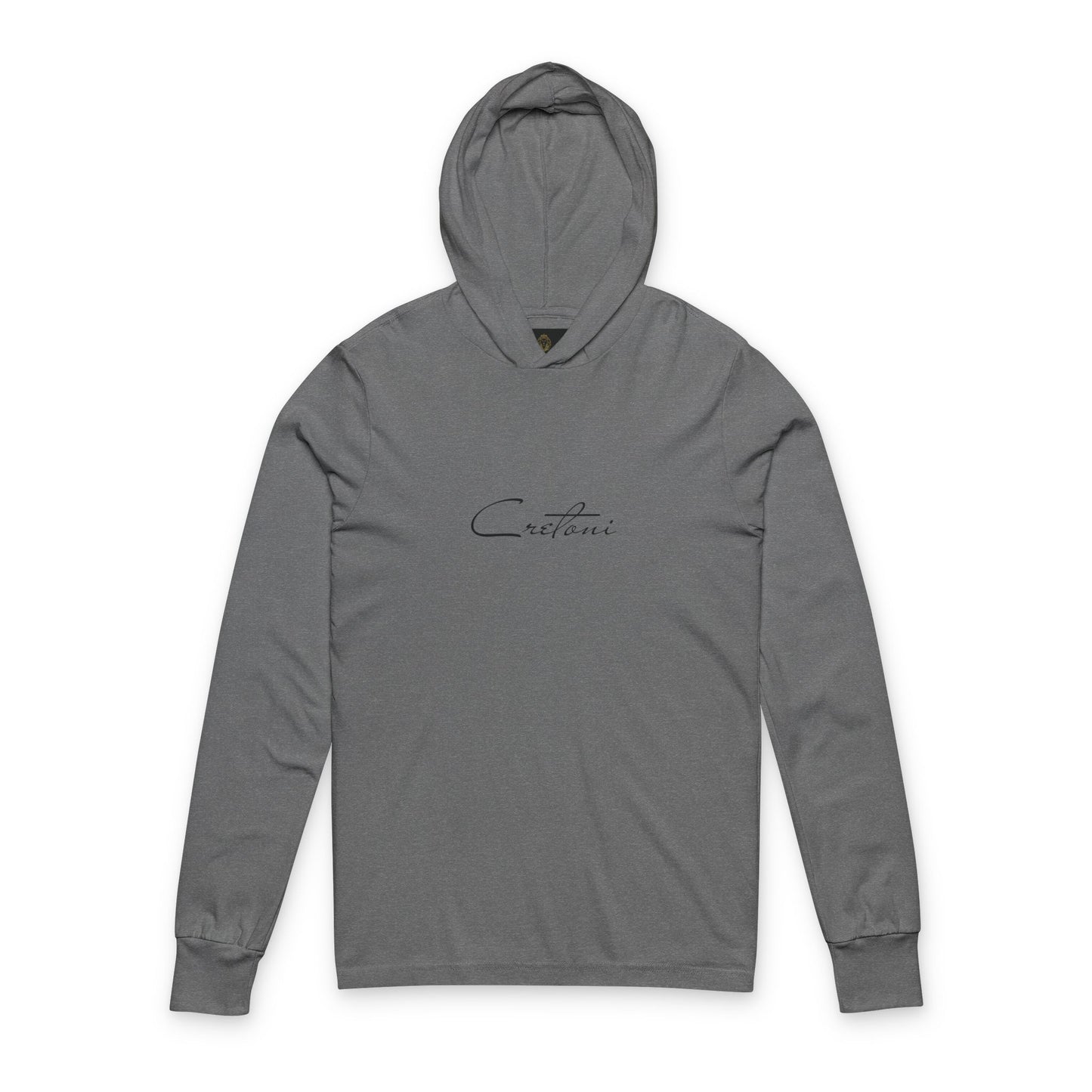Casual Unisex Hooded Long Sleeve Tee, Comfortable Layering Shirt, Perfect for Everyday Wear, Gift for Friends, Cool Minimalist Design